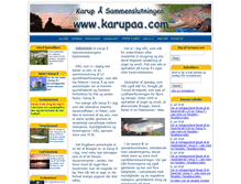Tablet Screenshot of karupaa.com